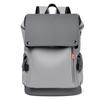Bolsa masculina em couro PU mochila moderna masculina mochila de viagem de grande capacidade mochila masculina funcional para trabalho atacado