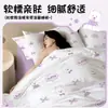 Set Desechable de Cuatro Piezas para Cama, Sábana, Funda de Edredón, Funda de Almohada, Juego para Cama Individual/Doble, Set Anti-Suciedad para Viaje