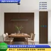 Painéis Sonoramente Absorventes de Grelha de Tiras de Madeira Transfronteiriços para Decoração de Parede com Acabamento de Textura de Madeira, MDF Ecológico para Absorção Sonora, Isolamento Acústico e Redução de Ruído