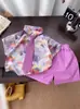 Traje de Verano para Bebé Ropa de Verano para Niños 2025 Nuevo Estilo Preppy para Niños Ropa de Verano de Manga Corta para Niños Moderna