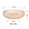 Ensaladera de verduras en relieve estilo europeo, cuenco de vidrio martillado transparente, cuenco para desayuno doméstico, cuenco para avena, cuenco para postre