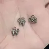 Pendente Animal Elefante Mais Vendido Transfronteiriço Liga de Zinco Preto Fosco Charme para Pulseira Colar DIY Acessórios de Vestuário Atacado