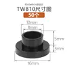Arruela de nylon tipo T, arruela de plástico para parafuso, grânulo isolante em forma de T, bucha escalonada côncava-convexa, M2, M4, M6, M8, M10, M12