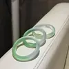 Atacado do Fabricante: Pulseira Olho de Gato Semi-Água Semi-Terra, Pulseira Alternativa de Calcedônia Gradiente de Gelo Alto, Modelo Feminino Estilo Chinês, Suprimento para Transmissão ao Vivo