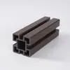 Poste de fixação coextrudado para guarda-corpo de segunda geração à prova de umidade e insetos para pátio externo Poste de fixação coextrudado para guarda-corpo de segunda geração