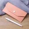 Spot Amazon mismo color sólido cuero PU tarjetero billetera para billetes grandes tarjetero sobre tarjetero tarjetero