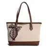Comercio Exterior Lino Europeo y Americano Bufanda de Seda de Gama Alta Elegante Moda Versátil Simple Textura Casual Bolso de Hombro Único