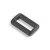 Venta Directa de Fábrica Negro En Stock Accesorios de Hebilla Cuadrada de Segunda, Hebilla de Plástico con Forma de Letra, Hebilla Ajustable, Hebilla de Inserción para Bolsa
