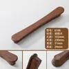 Manijas de Madera de Nogal, Gabinetes de Cajones de Madera Maciza, Puertas de Gabinete de Madera, Manijas de Armario de Madera Natural, Gabinetes de Madera, Minimalista Estilo Japonés