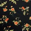 Em estoque 110g Chiffon opaco cetim liso tecido estampado roupa feminina vestido camisa tecido para casa