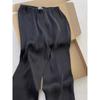 ¡Altamente Recomendado! Elegantes Pantalones Frescos de Seda de Amoníaco Cobre Negro para Mujer, Pantalones Versátiles de Pierna Ancha con Caída para Verano 2025