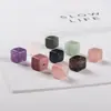 Yige Jewelry Cubos de Cristal Natural Amatista Cristal de Fresa Cubo Accesorios para Joyería DIY Cuentas al por Mayor