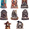 Cartel Popular de Lápida de Halloween Impermeable Lápida Fantasma Calavera Calabaza Accesorios de Cementerio Cartel para Jardín y Césped