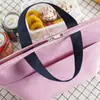 Bolsa de Almuerzo Impermeable Engrosada Nueva 300D Bolsa Térmica Bolsa de Mano de Tela Oxford Bolsa de Picnic Bolsa de Almuerzo Color Sólido
