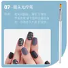 Set de Plumas de Manicura de Fábrica 15 Piezas Set Completo de Plumas Pintadas de Uso Común, Pinceles de Fototerapia de Línea Fina, Pinceles para Pintar, Difuminar y Gradiente