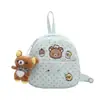 Mochila Estilo Coreano Bolinhas Ins Fofa Menta Fresca Bolinhas Ursinho Alta Aparência Para o Trabalho Grande Capacidade Mochila