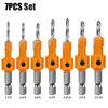 Broca avellanadora con vástago hexagonal, Brocas específicas para carpintería para taladros eléctricos y neumáticos, Artículo de venta caliente transfronteriza