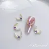 Taladro para Uñas Francesas Rombo Joyería Luz de Lujo Flash Pila de Taladro con Perla Bola para Uñas Accesorios Terminados Venta al por Mayor