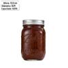 Cross-border atacado Mason Jar Vintage esculpido boca larga grão grosso vidro Jar Jar Caviar Garrafa Legumes Salada Jam