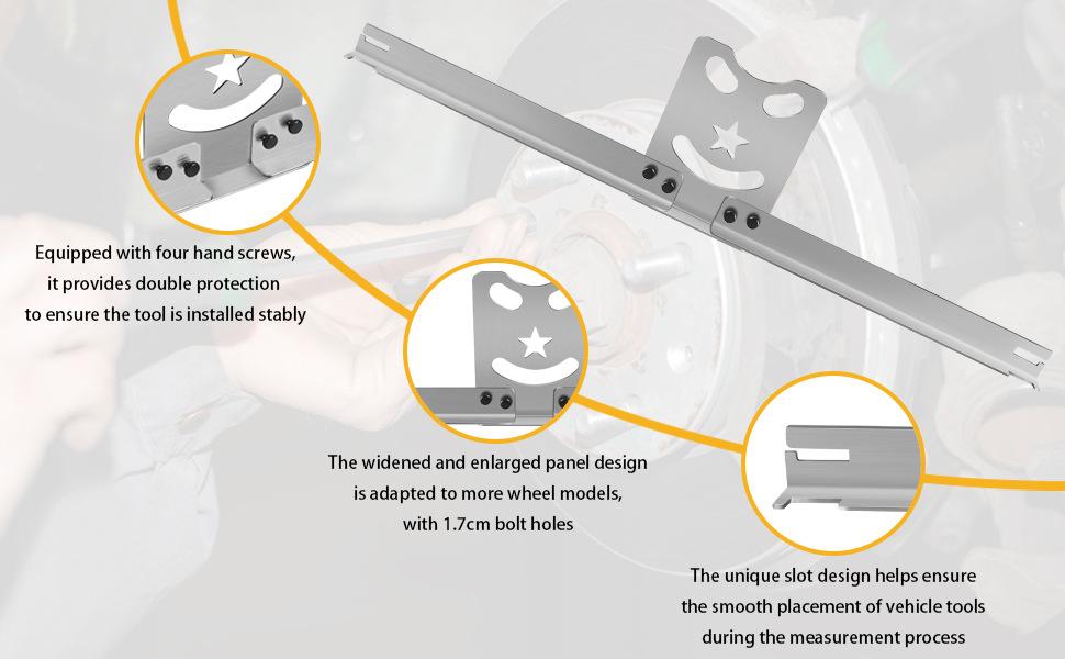 Heavy Duty Toe Alignment Tool Plates