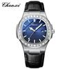 Reloj para Hombre Dawn Watch Reloj de Cuarzo Simple de Moda para Negocios Correa de Acero Luminoso Resistente al Agua Calendario con Diamante Venta al por Mayor de Fábrica