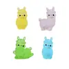 Adornos de Micro Paisaje Alpaca Luminosa Linda Resina para Hogar Escritorio Manualidad DIY Adornos Pequeños Decorativos Gama Alta