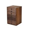 Caja de té Pu'er de madera maciza, bandeja de té retro, estante para té, caja de regalo con forma de pastel de hojas, caja de almacenamiento multicapa tipo cajón, estante de almacenamiento