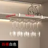 Estilo Crema Sin Clavos Nuevo Gabinete de Vino de Gama Alta Estante para Copas de Vino Invertido Hogareño Alto Estante para Copas Soporte para Copas de Vino