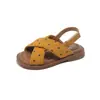 Sandalias Romanas Birkenstock de Lunares para Niños 2026 Nuevo Estilo de Verano para Niñas Zapatos de Playa Boca de Pez Retro con Suelas Suaves y Faldas
