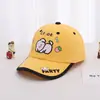 Gorra de béisbol casual para bebé al por mayor diseño de letra de dibujos animados color a juego de cachorro sombrero de sol para niño princesa comercio exterior