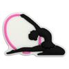 Zueco Deportivo de Gimnasia Rítmica Serie Nueva Decoración de Flor Hebilla de Zapato de Plástico Removible Accesorios