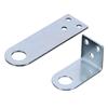 Hierro galvanizado junta recta ángulo recto lámina plana nariz de puerta cerradura de puerta de madera caja hebilla perchero de armario candado tope de puerta tope doblado