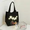 Bolsa de Lona Portátil con un Diseño Elegante, Bolso de Hombro Sencillo para Salidas, Bolso de Mano Compacto, Engrosado para el Viaje Diario, Bolsa para el Almuerzo para el Trabajo