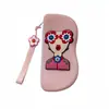 Bolsa de Silicona para Gafas de Dibujos Animados Lindos con Asa, Estuche Portátil para Gafas, Bolsa de Almacenamiento para Gafas de Sol, Bolsa a Prueba de Polvo, Venta Directa del Fabricante