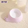 Nuevo cuenco individual para mascotas de plástico y acero inoxidable para comida de gato, antideslizante, protector de cuello, antiderrame, cuenco de agua para perro, utensilio de alimentación