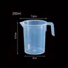 Taza medidora 50 ml ~ 5000 ml Fabricante Venta al por mayor Taza medidora sin asa Plástico Tienda de té de leche Cocina casera Transparente con escala
