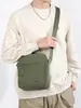 Bolso de Hombro Ligero de Color Sólido con Diseño de Nicho, Bolso Cruzado Resistente al Desgaste de Tela Oxford, Unisex, Versátil para el Uso Diario y Viajes