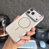 Carcasa Dura Helada Ultra Delgada Adecuada para iPhone 17 Promax Funda para Teléfono Móvil Piel-Sensación Carga Magnética Funda Protectora iPhone 16