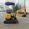 Exportado a Rusia: Miniexcavadora tipo oruga, excavadora hidráulica trituradora agrícola, microexcavadora para renovación comunitaria