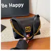 Bolsa de Ombro Feminina Cor Sólida Moda Primavera, Bolsa Transversal Casual Tendência de Nicho de Alta Qualidade, Bolsa de Mão Simples Versátil