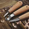 Cuchillo de talla para carpintería profesional, cuchillo de recorte, cuchillo para tallar cucharas, cuchillo curvo, cuchillo para tallar madera, cuchillo para tallar cucharas, juego de herramientas para tallar