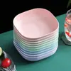 Prato de Lixo de Mesa Prato para Cuspir Ossos Prato de Osso Doméstico Prato de Osso Petisco Prato Pequeno com Base Prato de Plástico Criativo