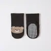 Calcetines de piso para bebé Clase A primavera y otoño calcetines de algodón para interior a prueba de frío calcetines de dibujos animados antideslizantes para niños calcetines para bebé otoño e invierno