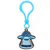 Llavero de astronauta de nave espacial de plástico colgante decoración de bolsa decoración de mochila de dibujos animados Amazon Shein transfronterizo