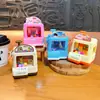 Llavero Creativo de Dibujos Animados Máquina de Garra Brillante Atrapador de Bolas Juguete para Aliviar el Estrés Colgante Regalo Venta al por Mayor