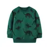 Suministro transfronterizo de suéter de manga larga para niños de estilo europeo y americano, nuevo suéter de otoño para niños pequeños y medianos, suéter de cuello redondo para niños de moda.
