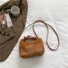 Bolsas de Peluche para Mujer Primavera y Verano 2026 Nueva Moda Trendy Linda Bolso de Hombro Cruzado Bolso Peludo Simple Venta al por Mayor