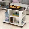 Mesa de Centro Moderna Minimalista Mesa Lateral de Sofá Sala de Estar Mesa de Canto Móvel Mini Kung Fu Pequena Mesa de Café Vidro Temperado Frete Grátis