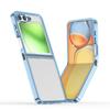 Adecuado para Samsung Z Flip6 Carcasa de Teléfono Móvil Sombra Brillante Transparente Galaxy Z Flip5 Cubierta Protectora Anticaídas