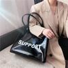 Bolsa Transparente Primavera y Verano 2026 Nueva Moda Tendencia Celebridad de Internet Bolso de Hombro para Mujer Casual Versátil para Viajes Cotidianos Bolso Tote de Gelatina